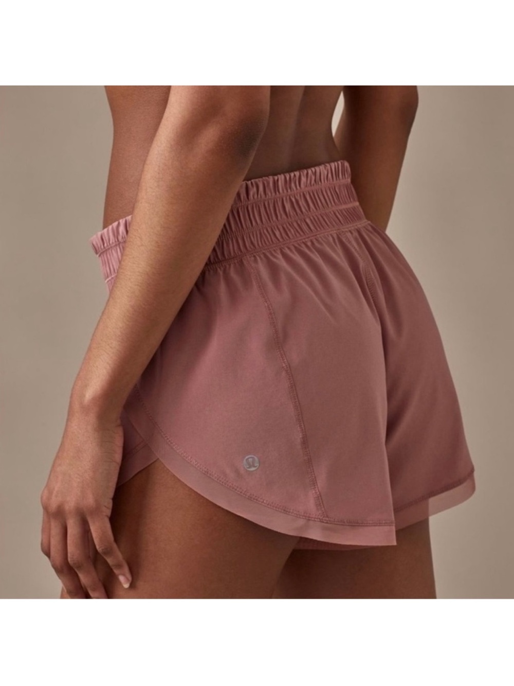 lululemon Anew Short Quicksand Pink Mauve size 8
